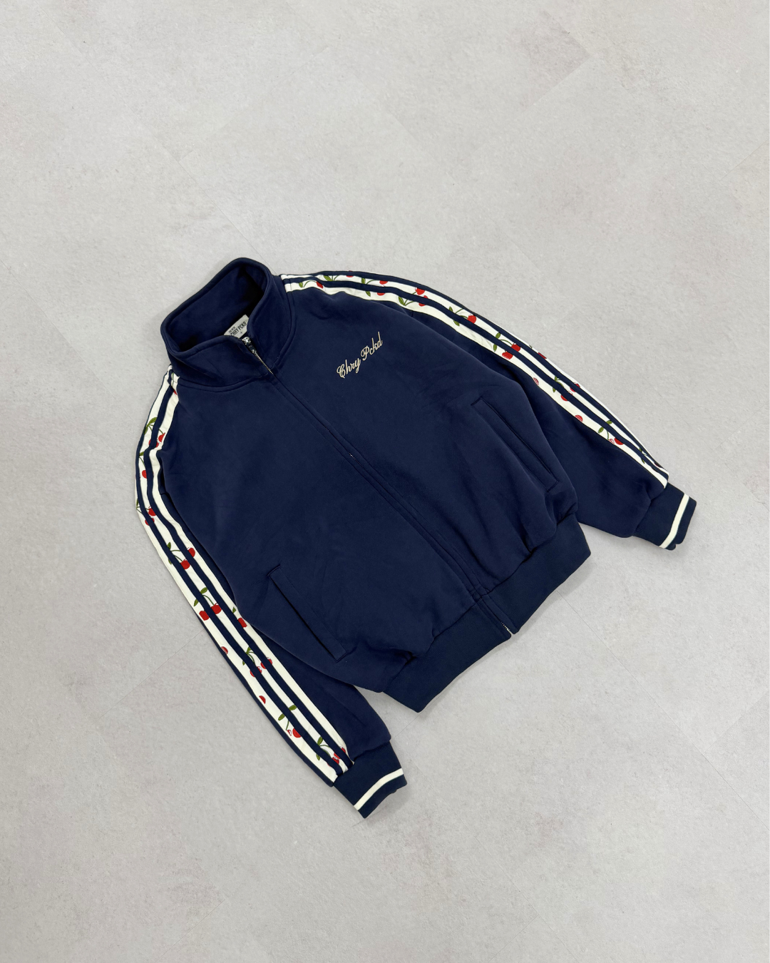 Cherry Bomb Zip-up (Navy)