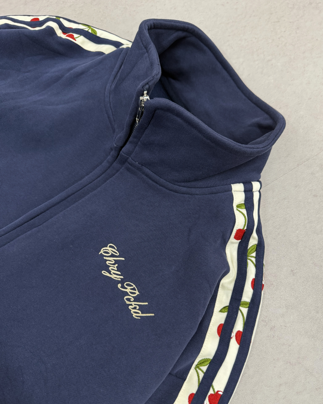 Cherry Bomb Zip-up (Navy)