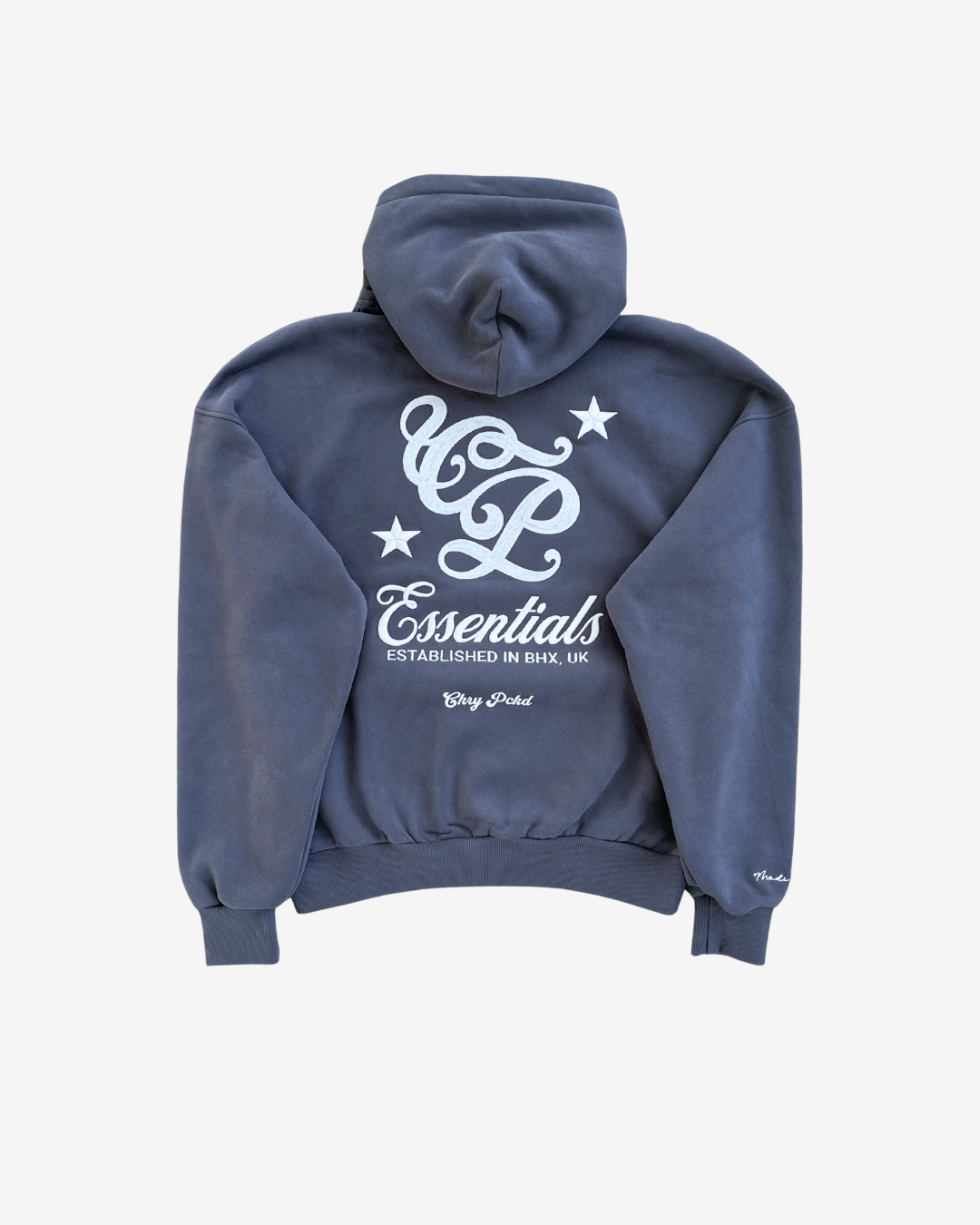 Essentials Hoodie (Washed Navy)