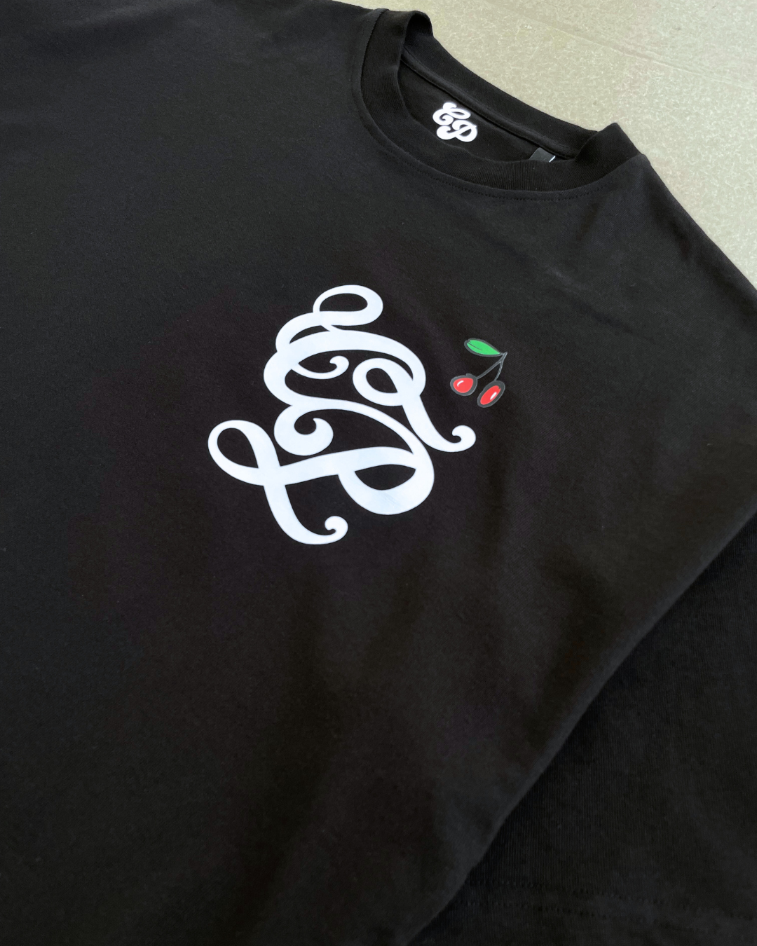 Monogram T-shirt (Flat Black)