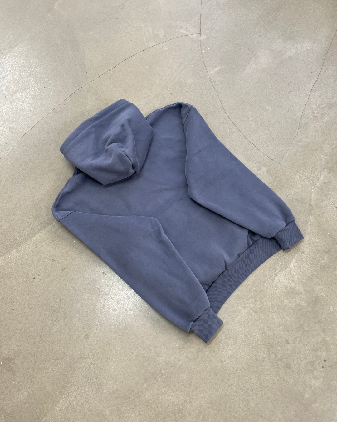 Script Hoodie (Washed Navy)