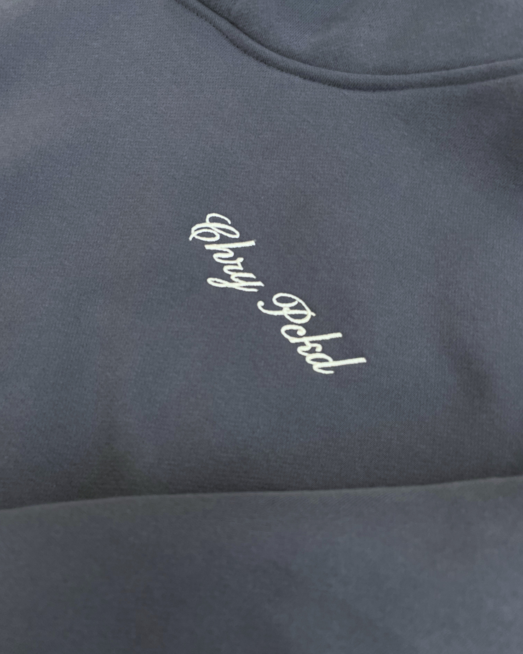 Script Hoodie (Washed Navy)