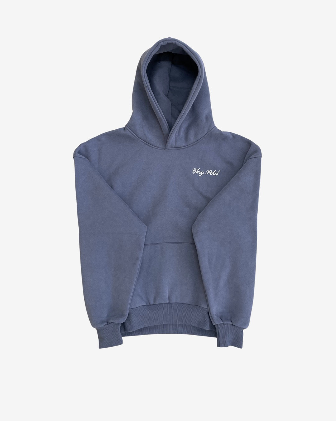 Script Hoodie (Washed Navy)