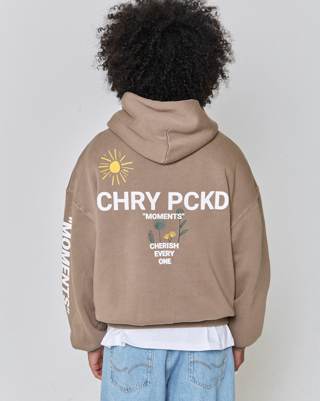 MOMENTS Hoodie (Washed Taupe)