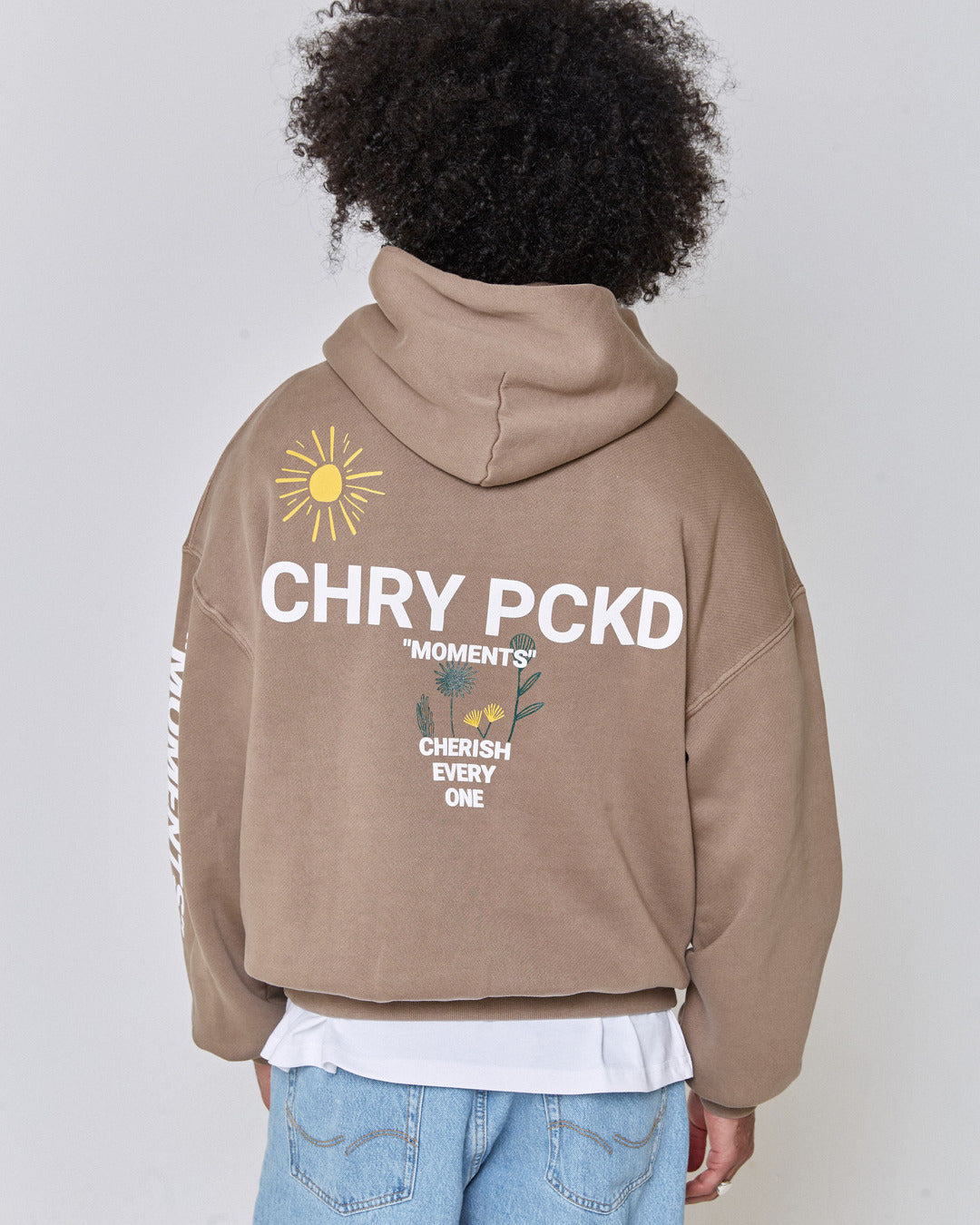 MOMENTS Hoodie (Washed Taupe)