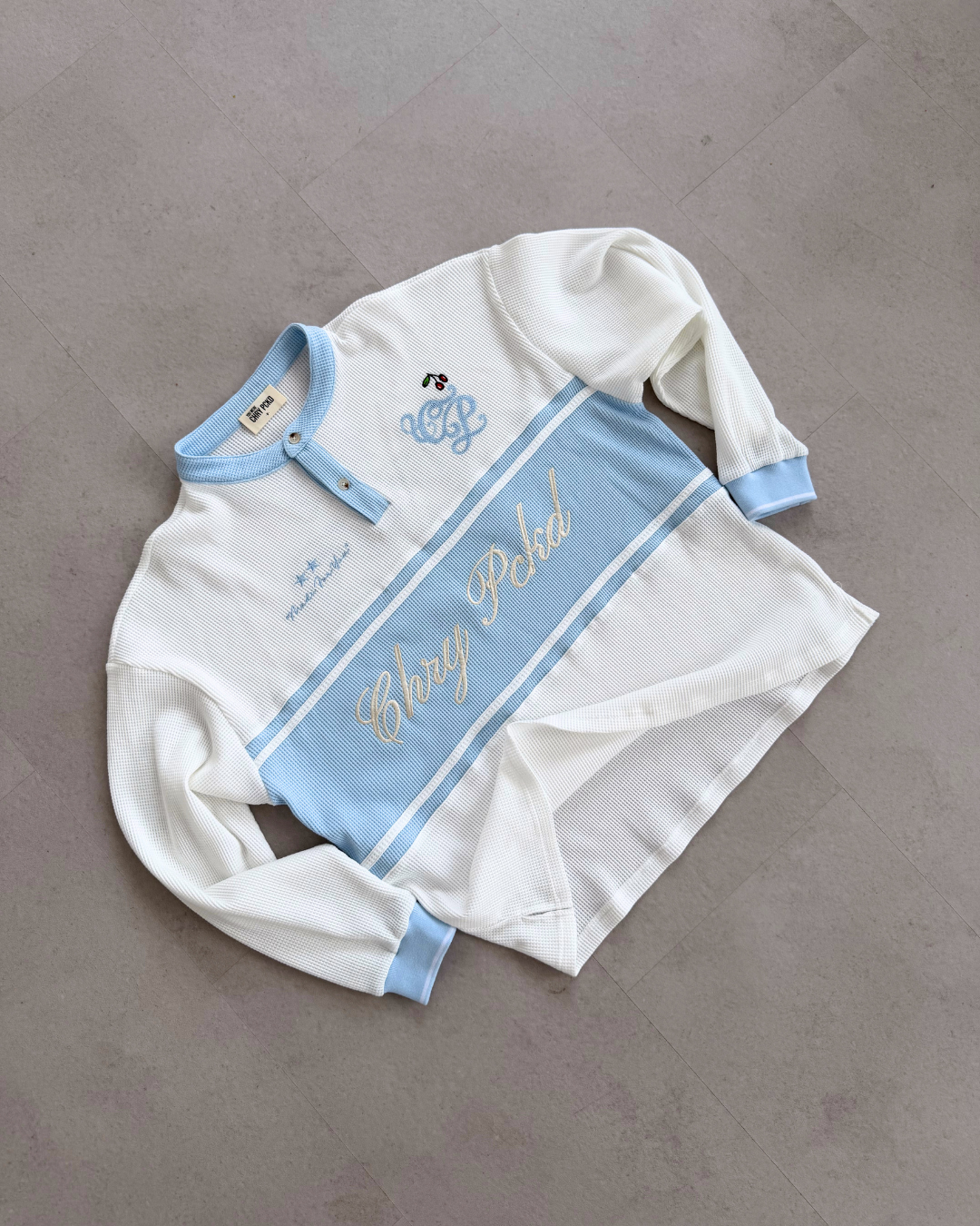 Club Henley (Pastel White)