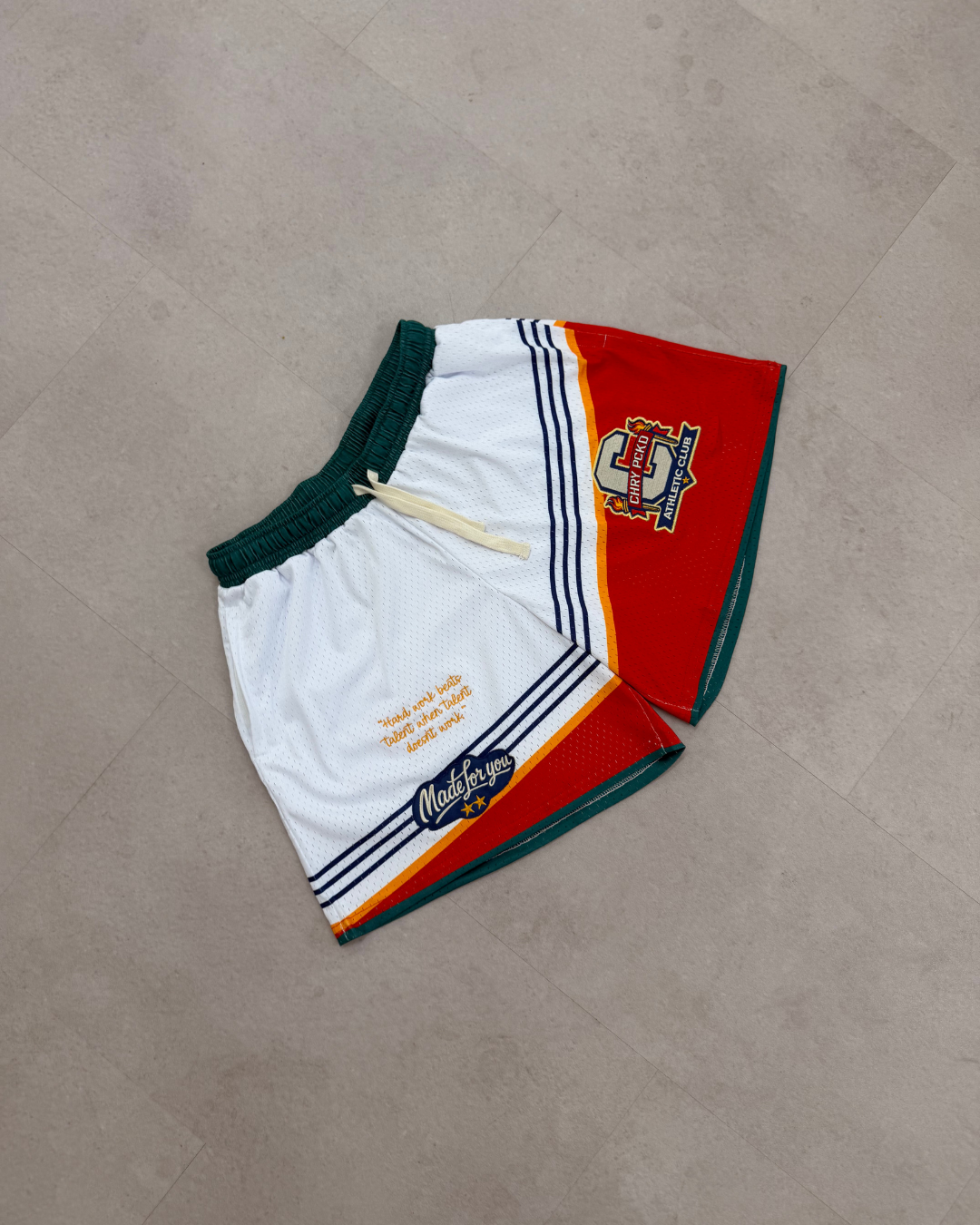 Varsity Shorts (Flat White)