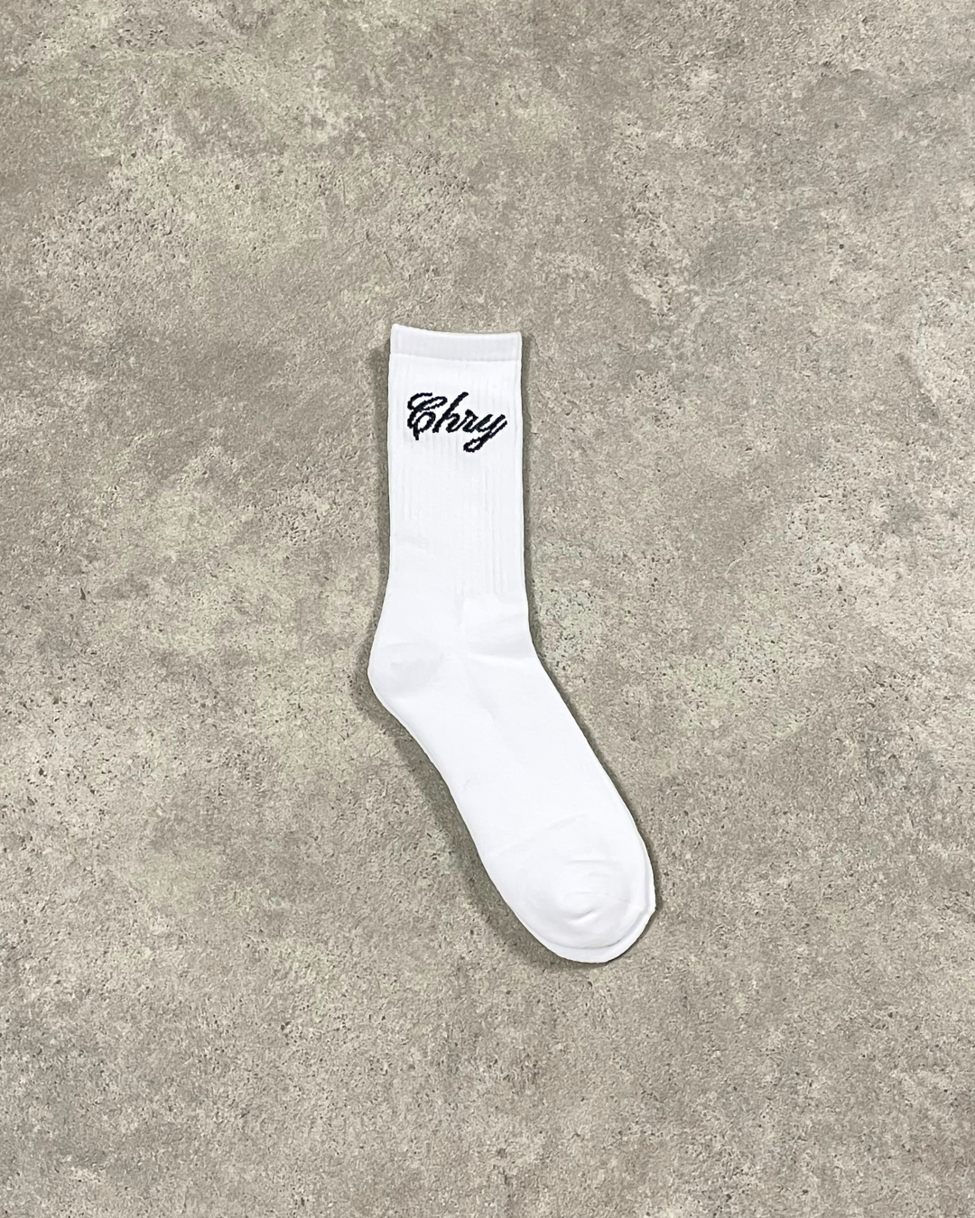 Script Socks (White)