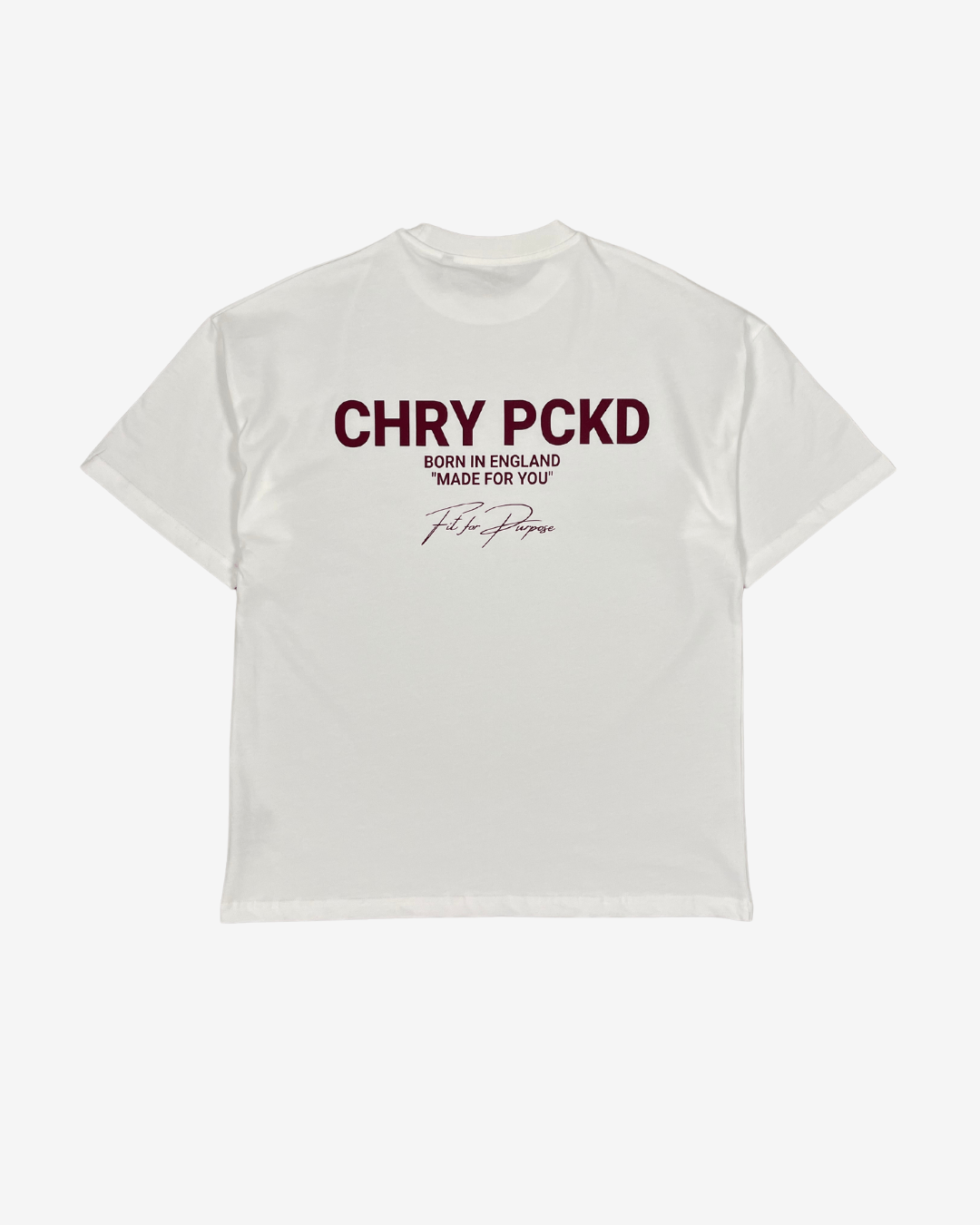 Fit For Purpose T - shirt (Flat White) - CHRY PCKD