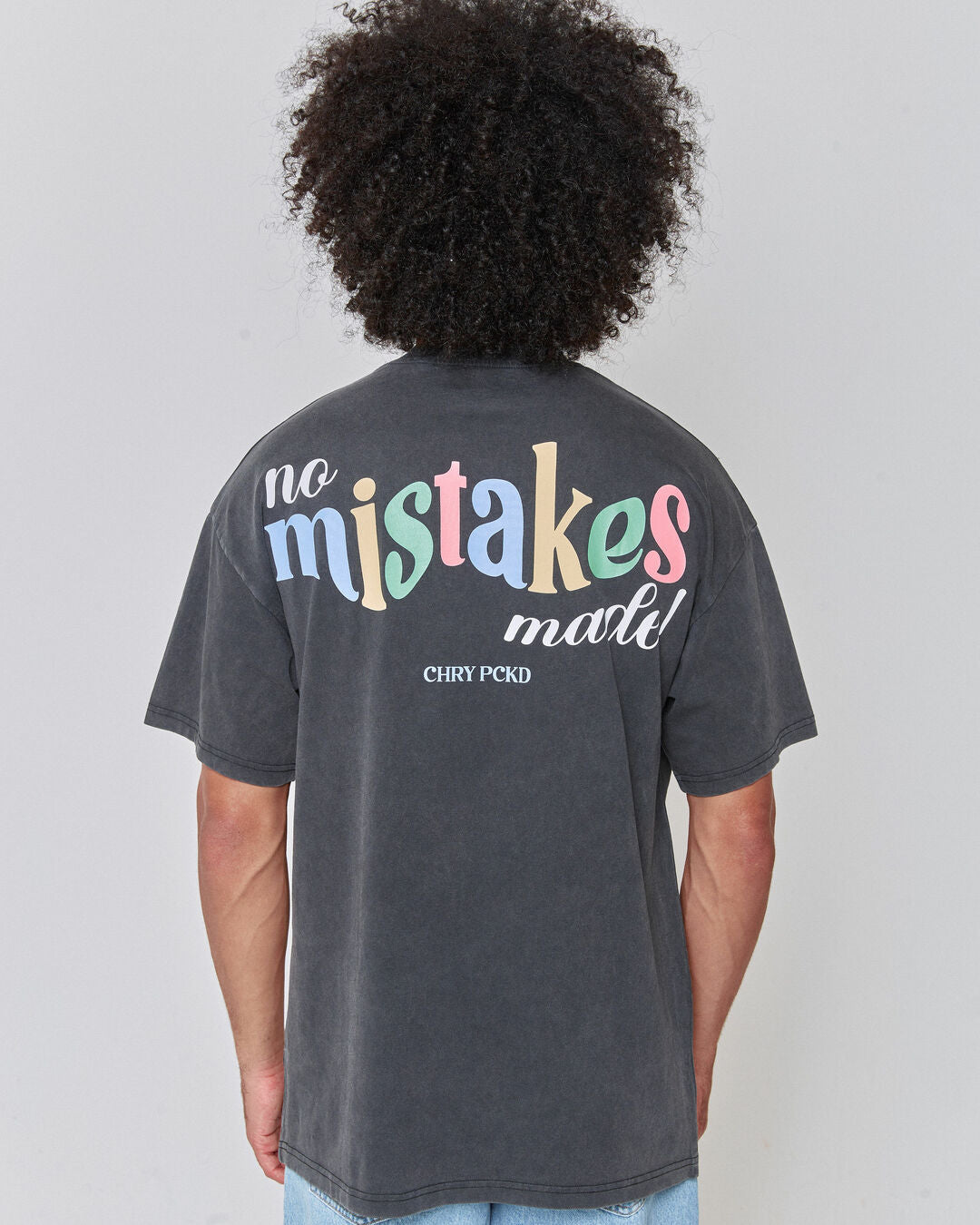 No Mistakes Made T-Shirt (Washed Black)