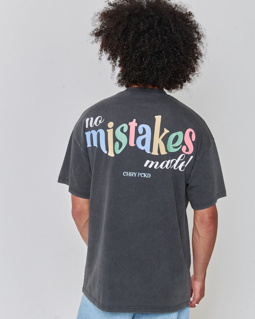 No Mistakes Made T-Shirt (Washed Black)